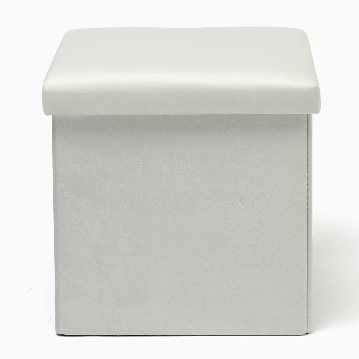 MICA - Puff Velvet Plegable Con Tapa 38cm