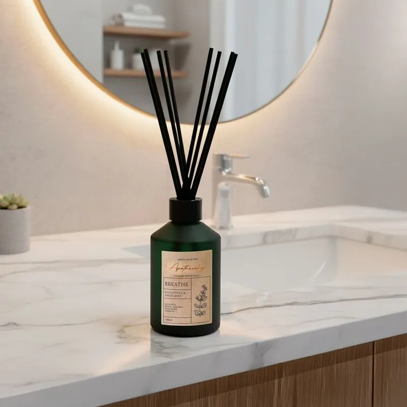 BASEMENT HOME - Difusor Aromático Breathe Eucalipto y Menta 