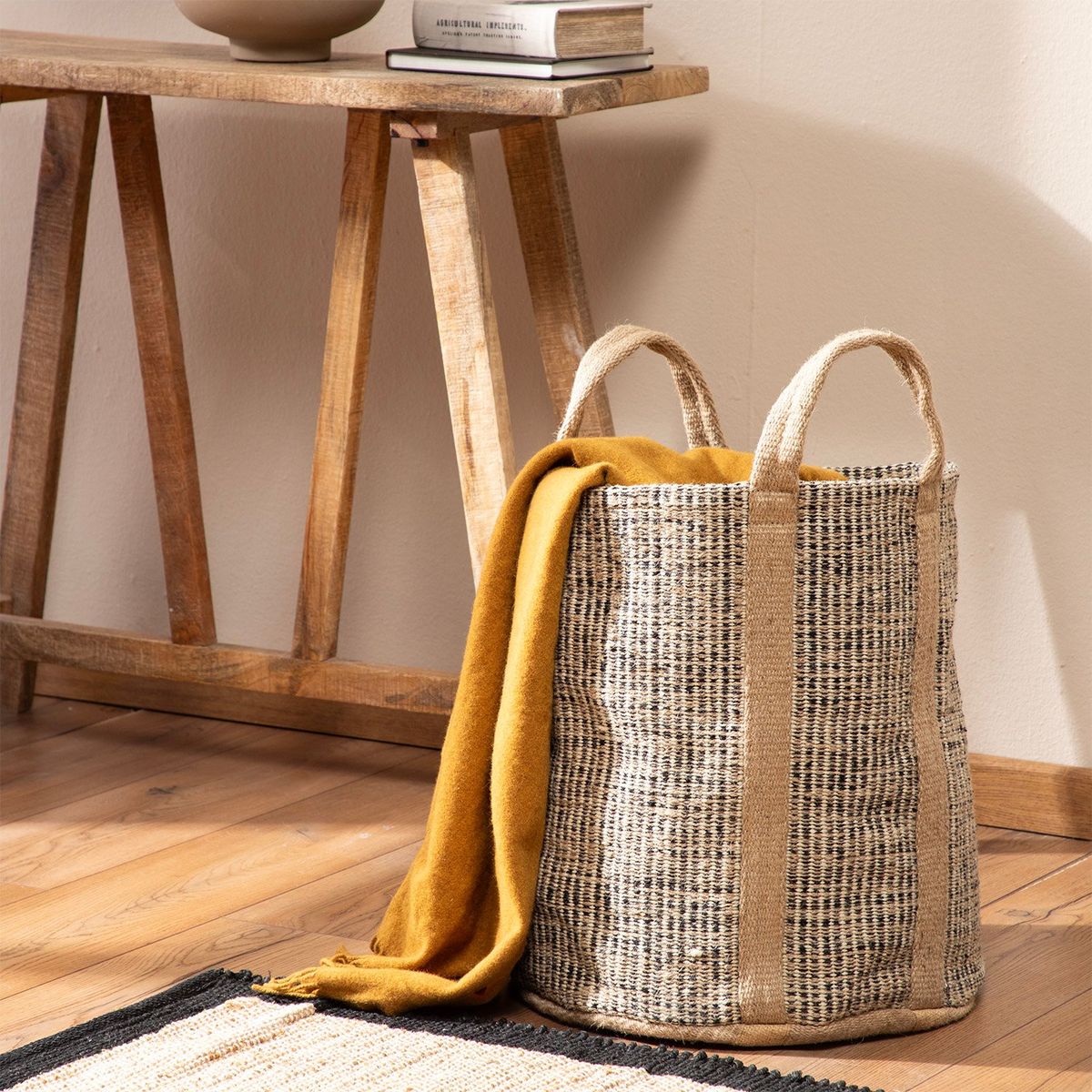 BASEMENT HOME - Canasto Yute 30x40cm