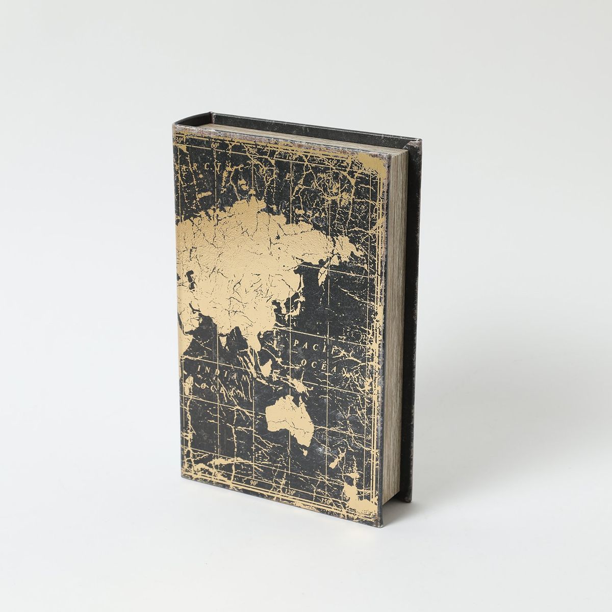 BASEMENT HOME - Caja Libro Decorativo Mundo 25x17cm