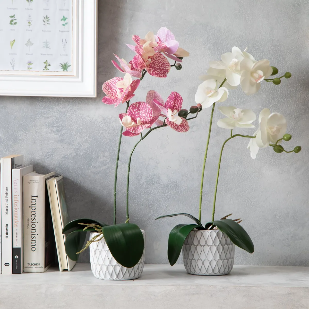 MICA - Orquídea Blanca 47cm 