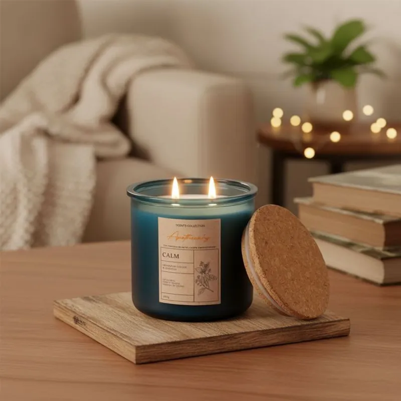 BASEMENT HOME - Vela Aromática Calm Geranio y Madera Fresca