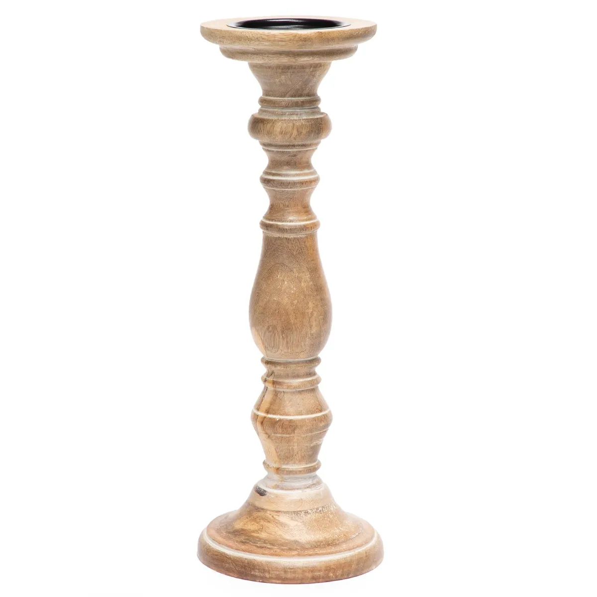 CASA CANTABRIA - Candelabro De Madera 40cm