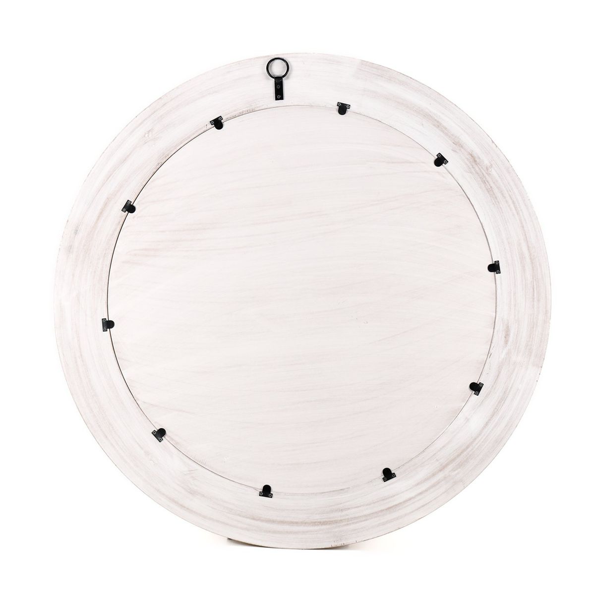 ROBERTA ALLEN - Espejo Redondo de Madera Blanco 120cm