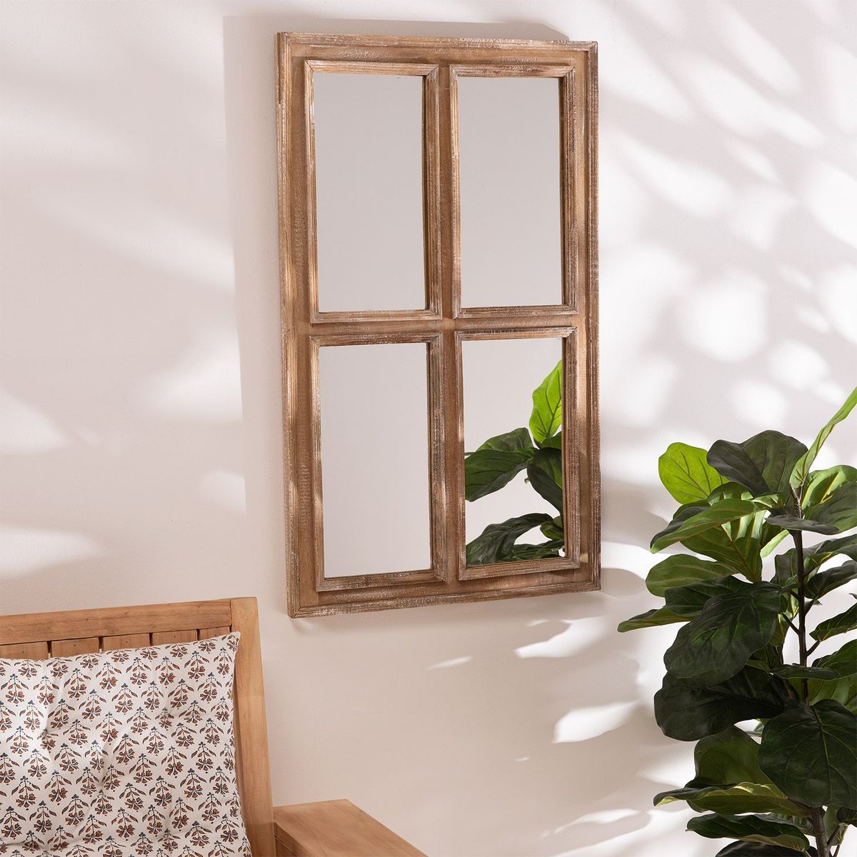 ROBERTA ALLEN - Espejo Ventana Madera 90cm