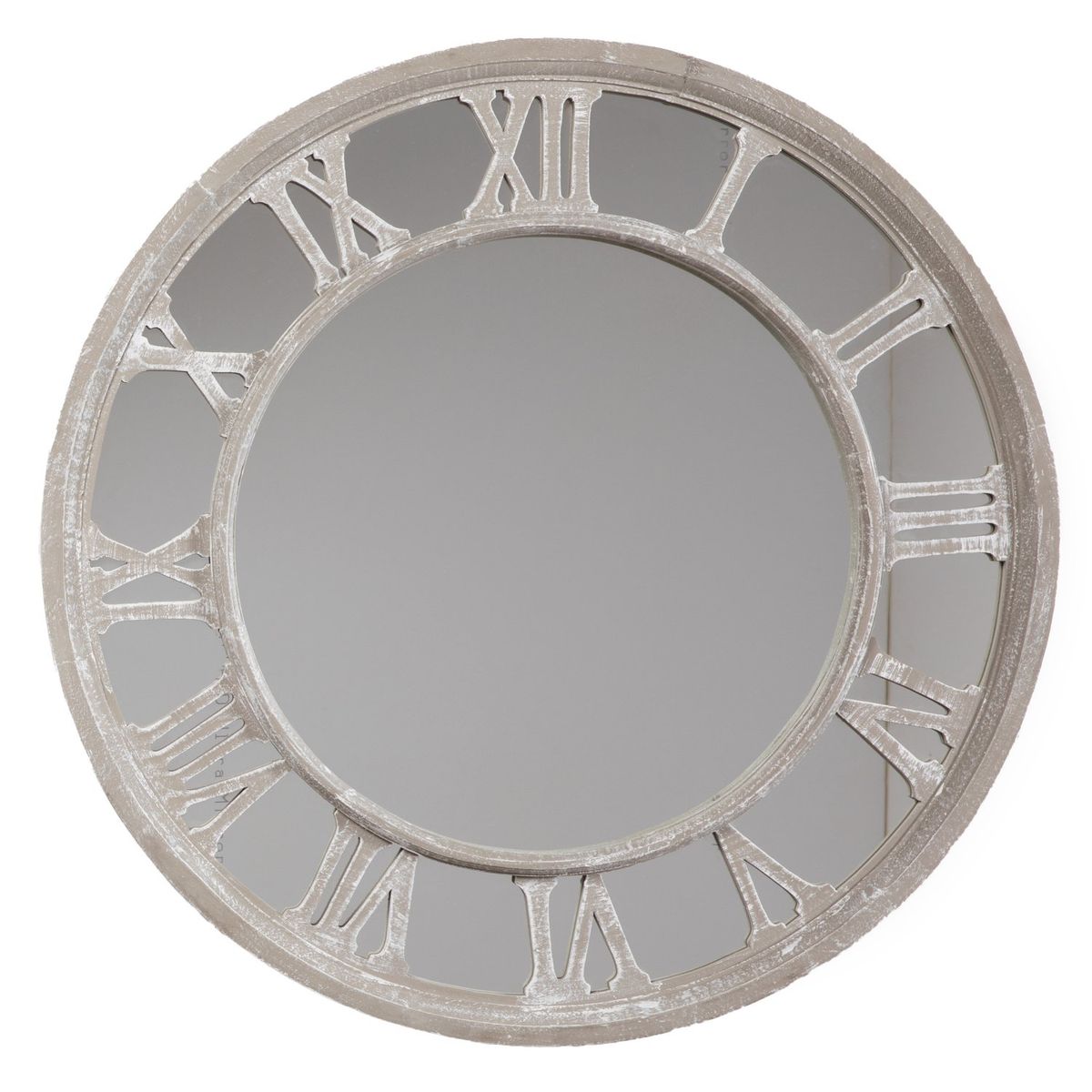 BASEMENT HOME - Espejo Redondo Gris 80cm