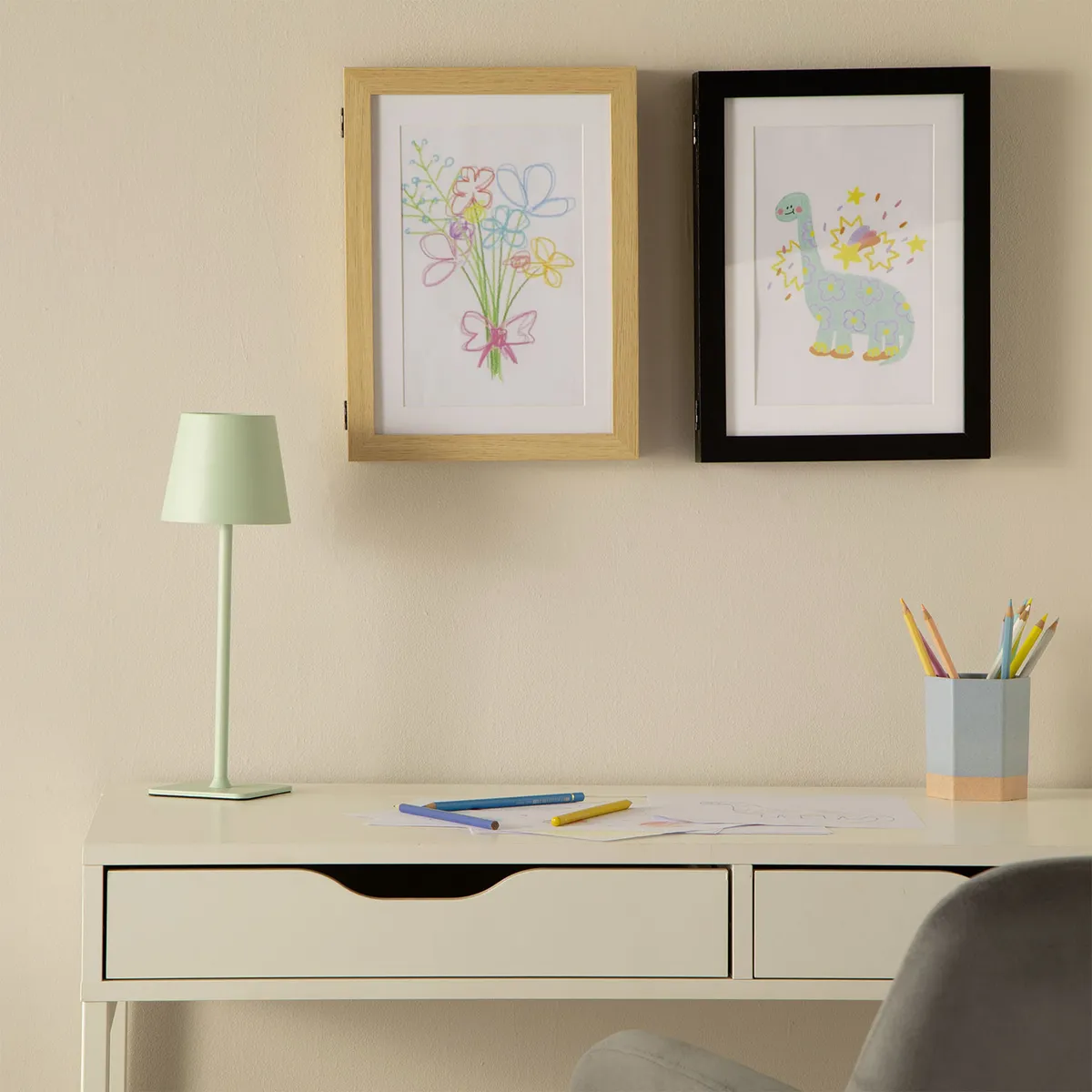 BASEMENT HOME - Marco de Fotos MDF Dibujos Infantiles 30x36cm