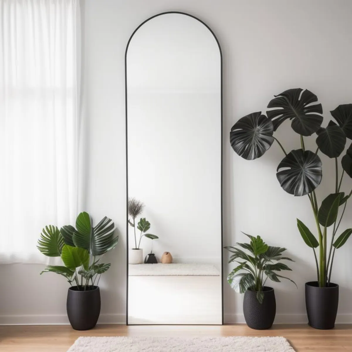 BASEMENT HOME - Espejo Arco de Piso Cuerpo Completo 50x160cm