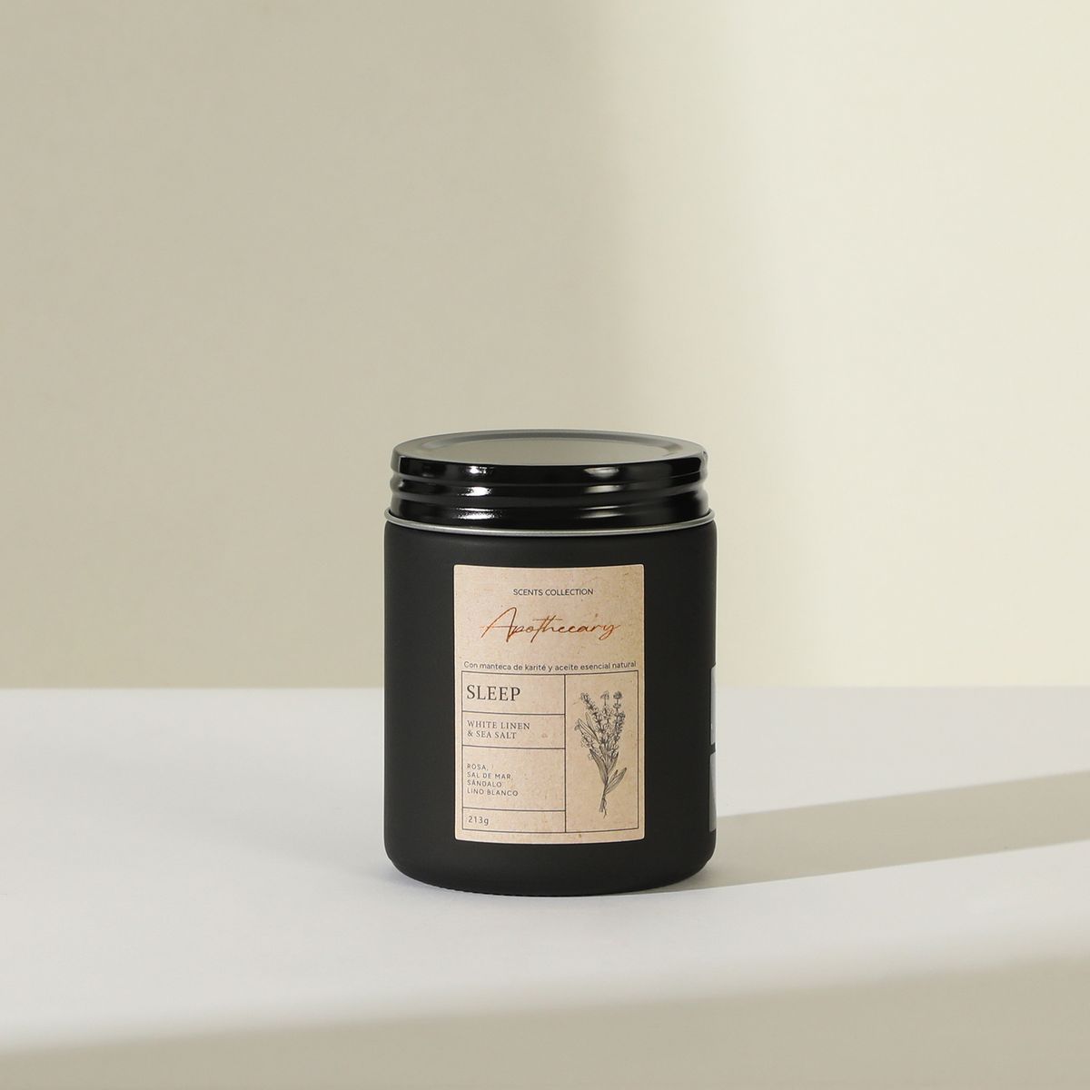 BASEMENT HOME - Vela Aromática Sleep Lino Fresco y Brisa Marina 