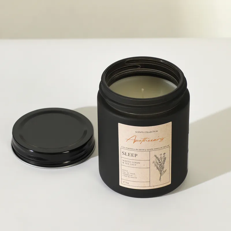 BASEMENT HOME - Vela Aromática Sleep Lino Fresco y Brisa Marina 