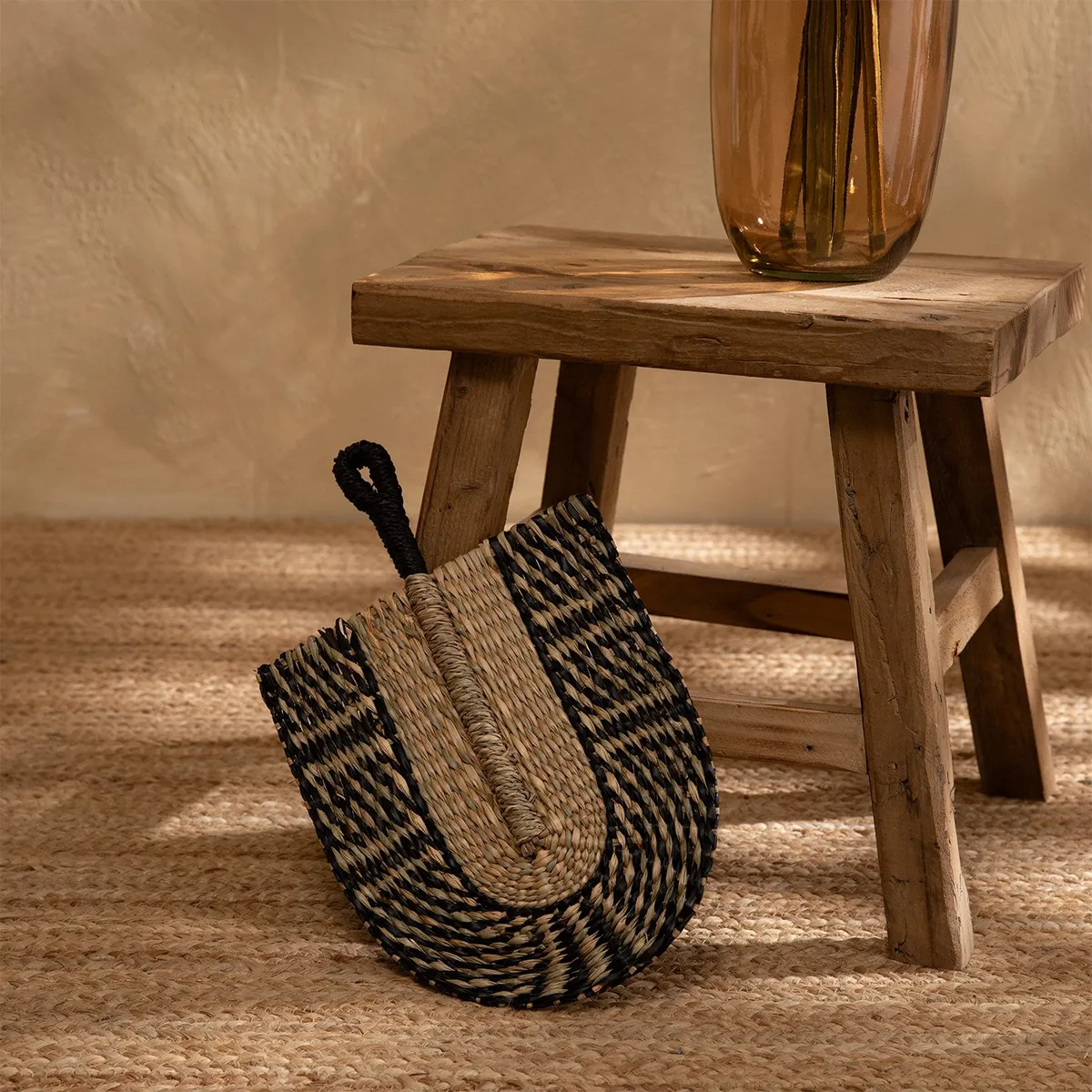 BASEMENT HOME - Hoja Decorativa Abanico 20x25cm