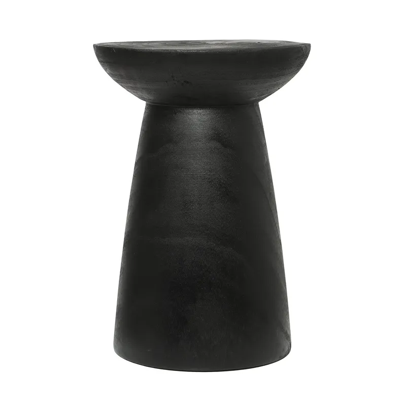 BASEMENT HOME - Mesa Auxiliar Negra 32x48cm