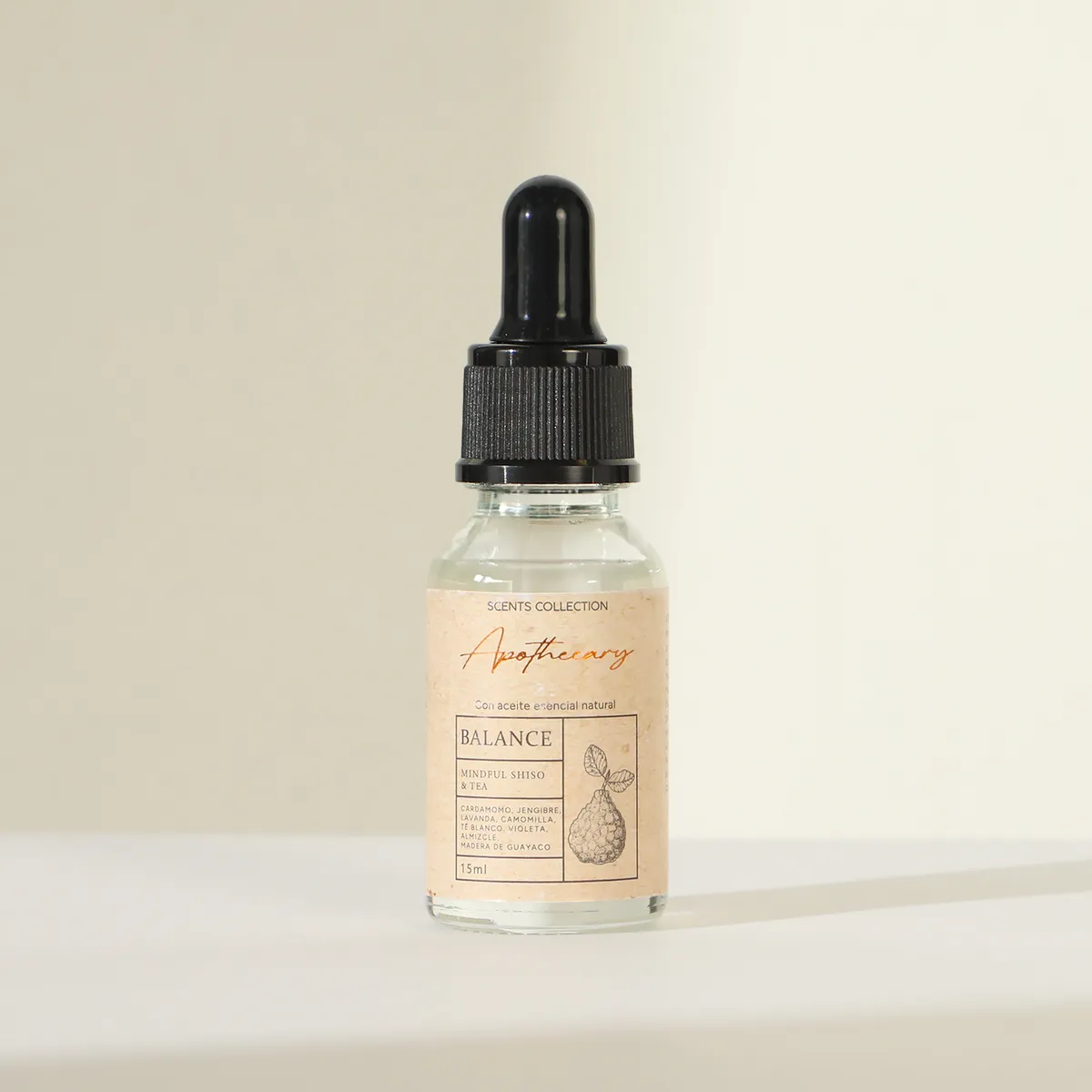 BASEMENT HOME - Aceite Aromaterapia Balance Te Blanco y Cardomomo 15ml