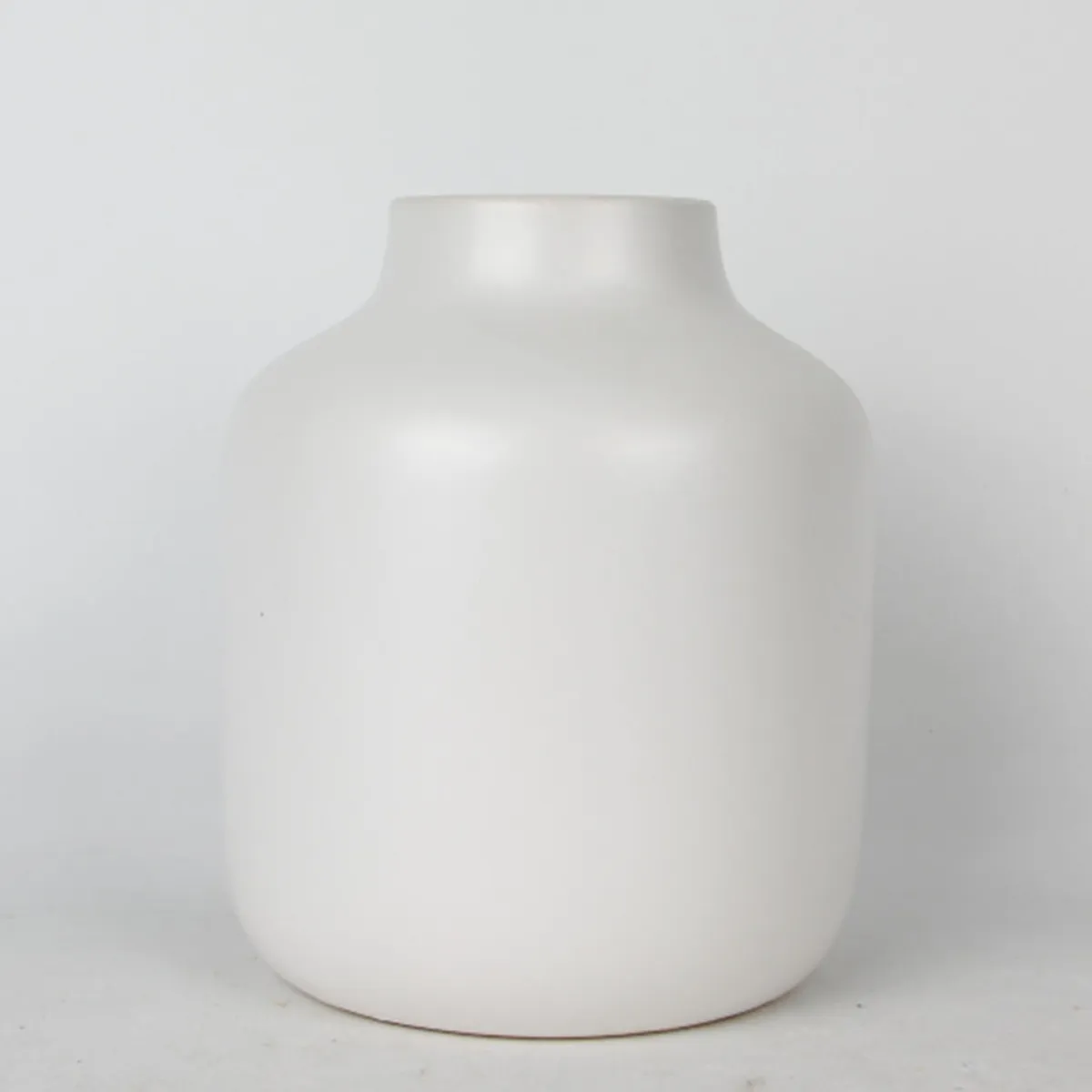 MICA - Maceta Cerámica Blanca  15x18cm