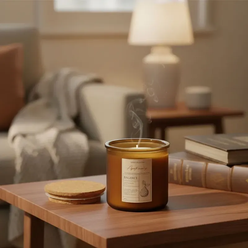 BASEMENT HOME - Vela Aromática Balance Te Blanco y Cardomomo 