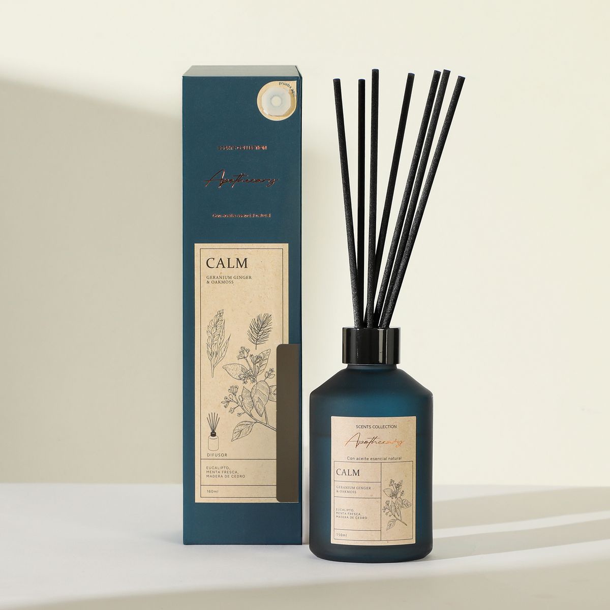 BASEMENT HOME - Difusor Aromático Calm Geranio y Madera Fresca 