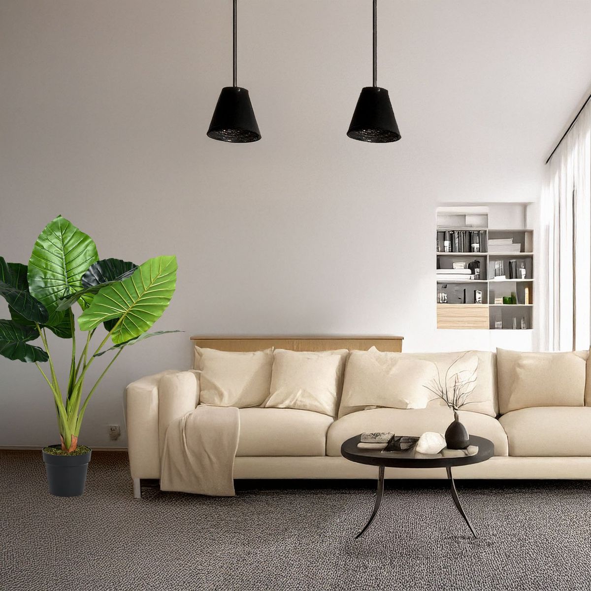 MICA - Planta Grande Alocasia 100cm