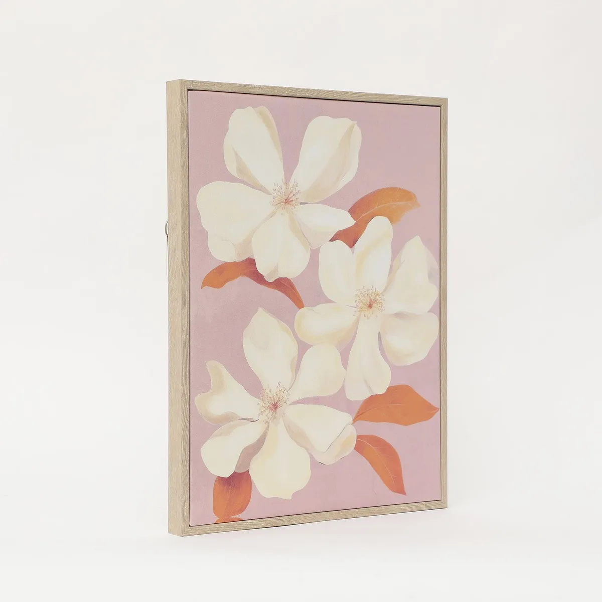 MICA - Cuadro Flores Naranja 30x40cm