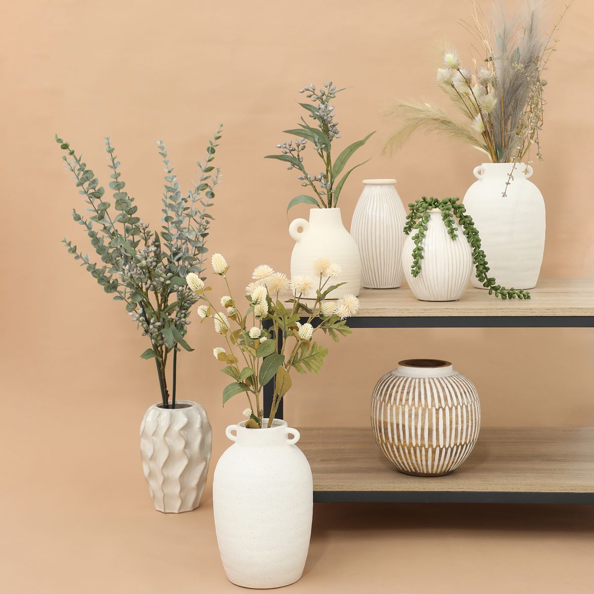 MICA - Rama Decorativa De Veronia Verde 54cm