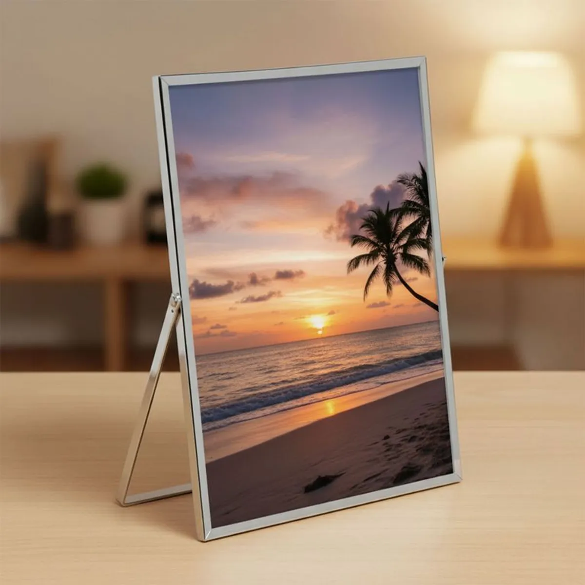 BASEMENT HOME - Marcos de Fotos Metal Plateado