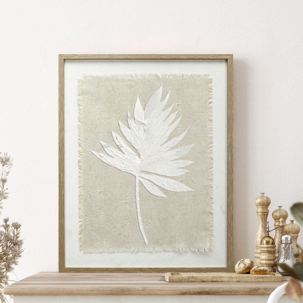 MICA - Cuadro Dibujo Hoja 40x50cm