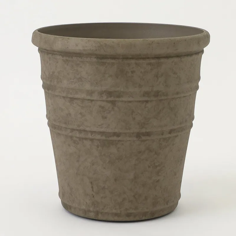 BASEMENT HOME - Maceta Interior/Exterior Marrón de Poliresina 