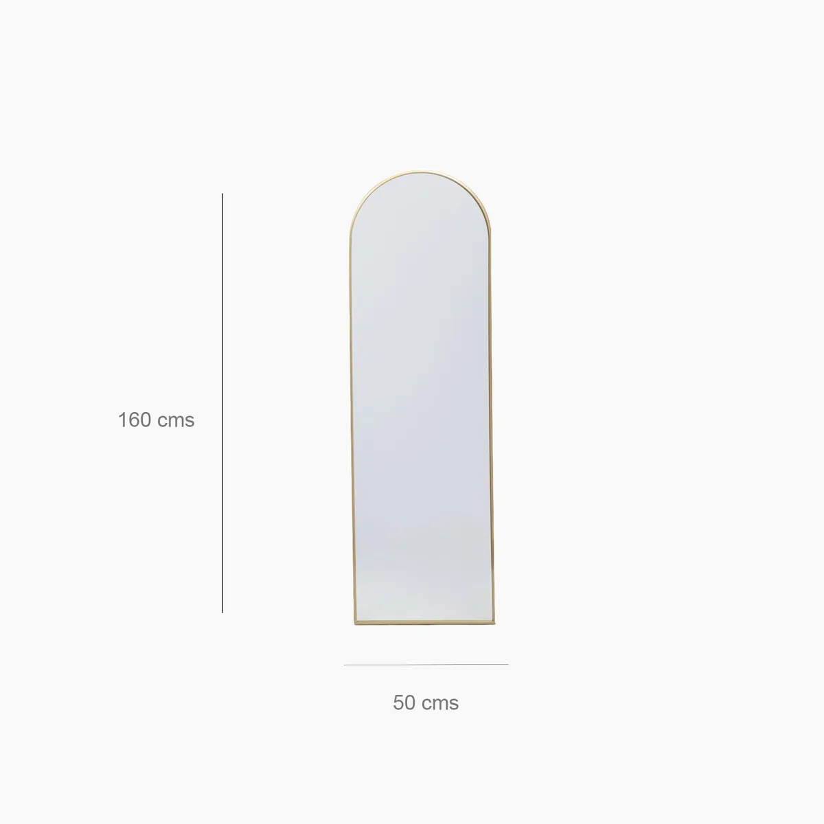BASEMENT HOME - Espejo Arco de Piso Cuerpo Completo 50x160cm