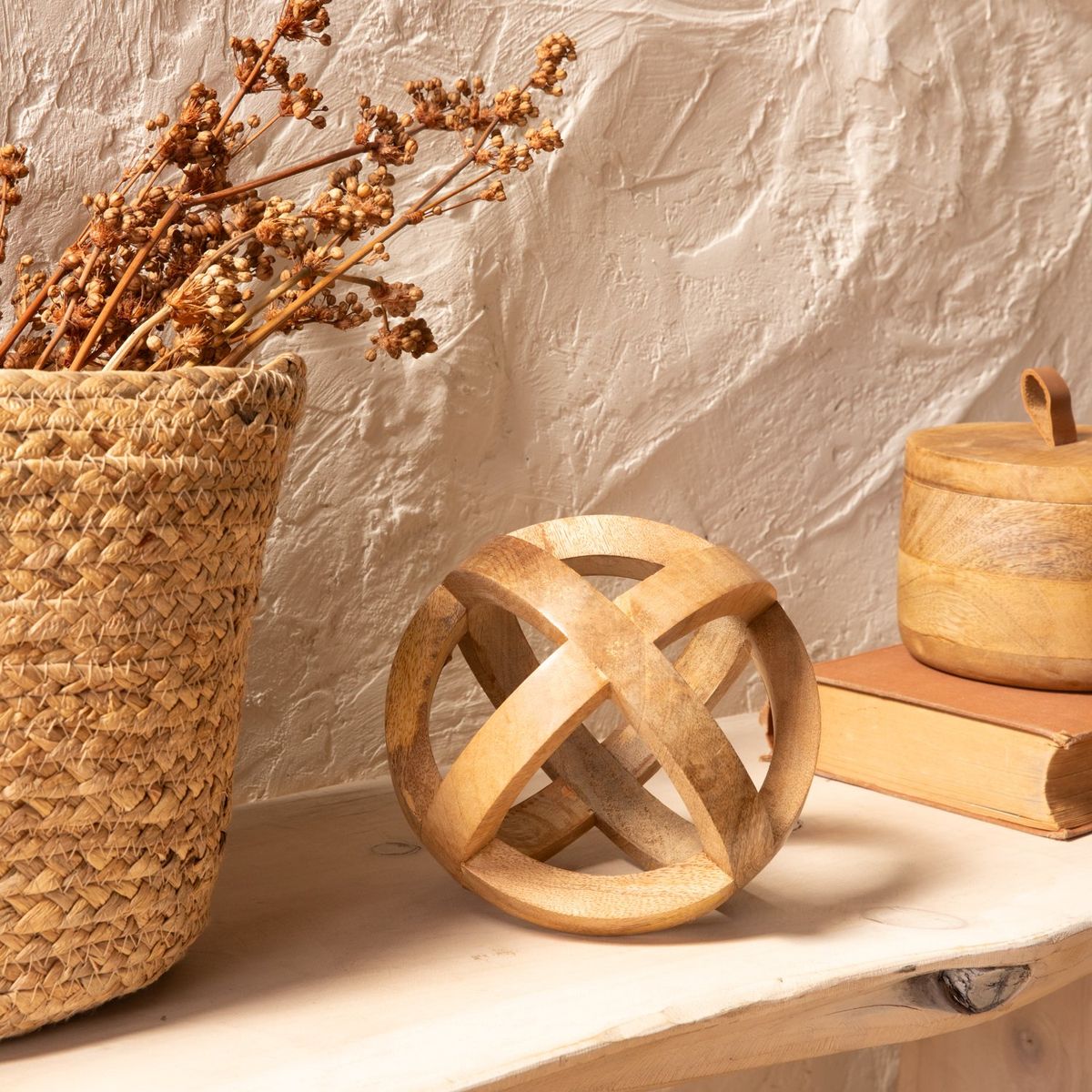 BASEMENT HOME - Nudo Decorativo De Madera 