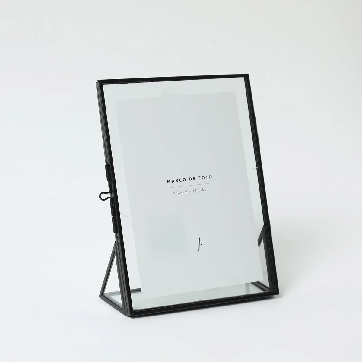 BASEMENT HOME - Marco De Fotos Metal Negro 21x16cm
