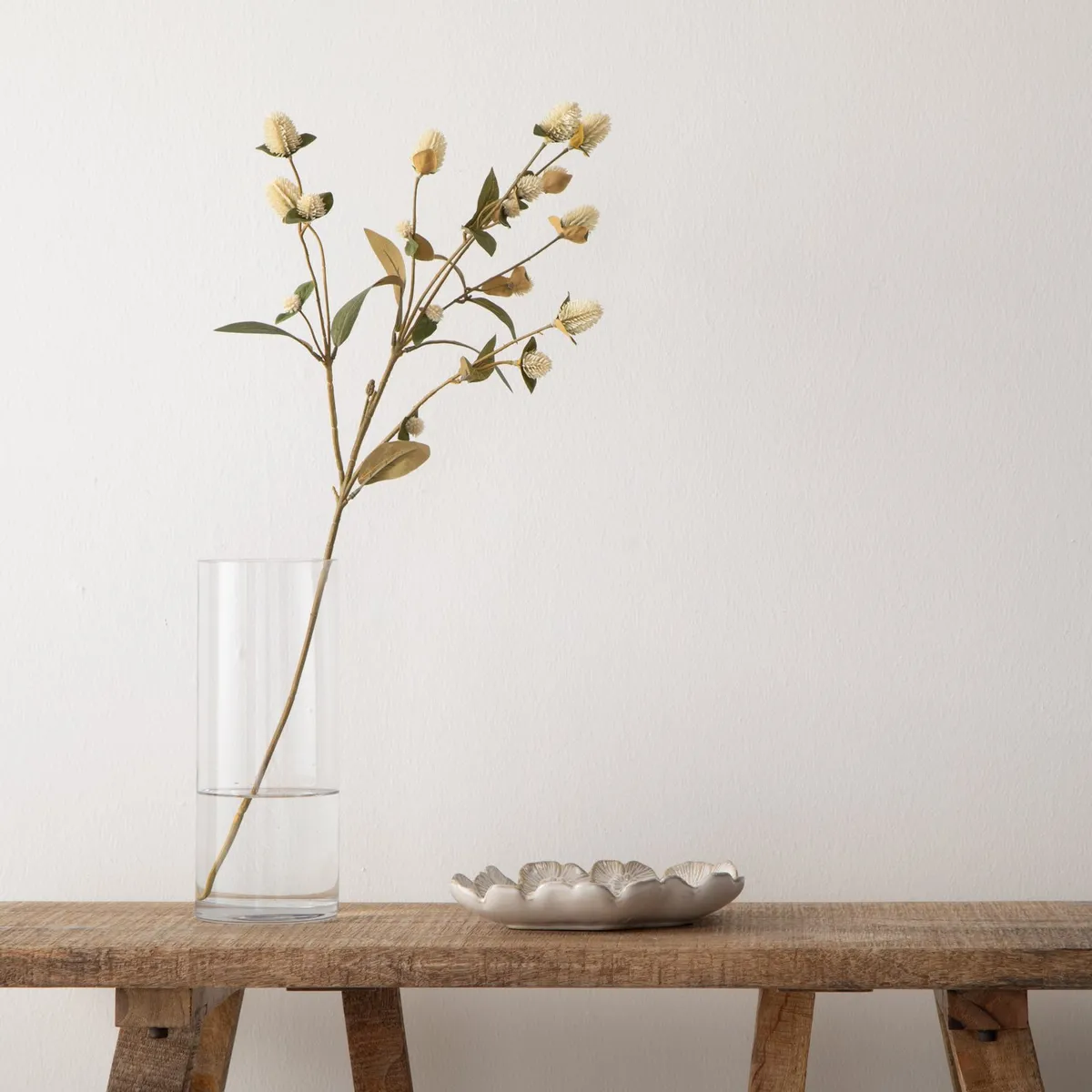 MICA - Rama Decorativa De Flor Amaranto 63cm