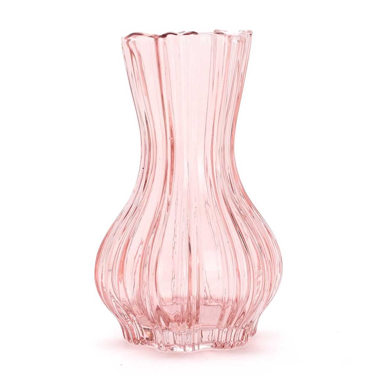 ROBERTA ALLEN - Florero Vidrio Rosado 