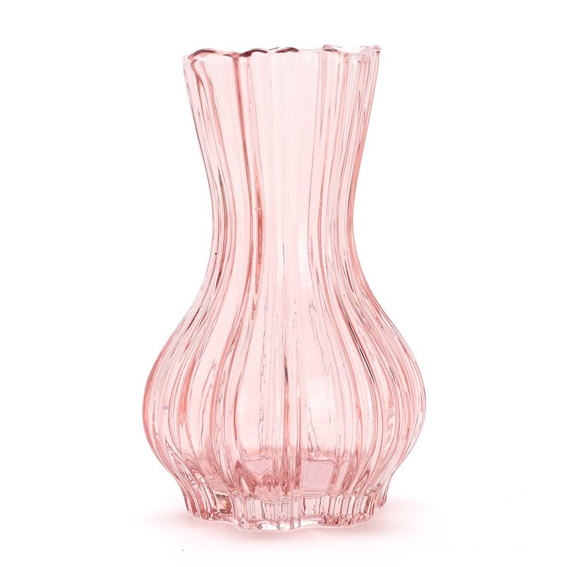 ROBERTA ALLEN - Florero Vidrio Rosado 