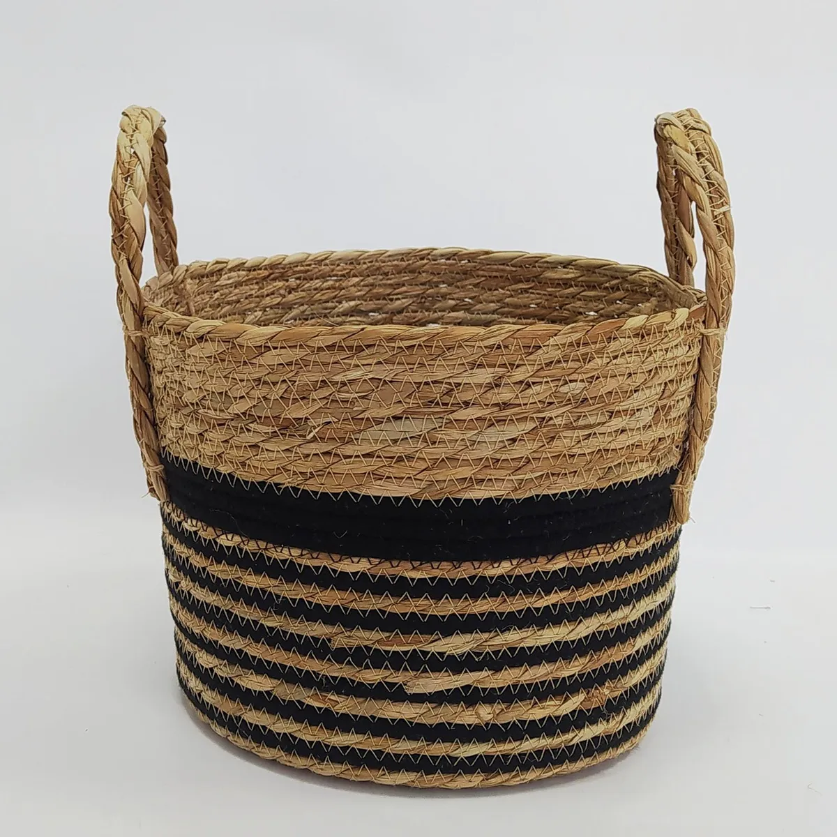 MICA - Canasto Líneas Negras 28x21cm