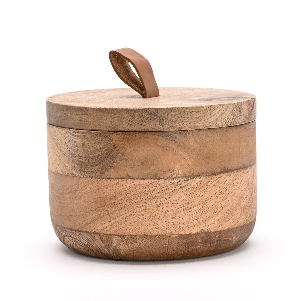 BASEMENT HOME - Caja De Madera Redonda 15cm