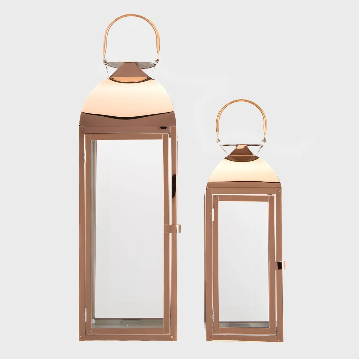 MICA - Set 2 Faroles Cobre 