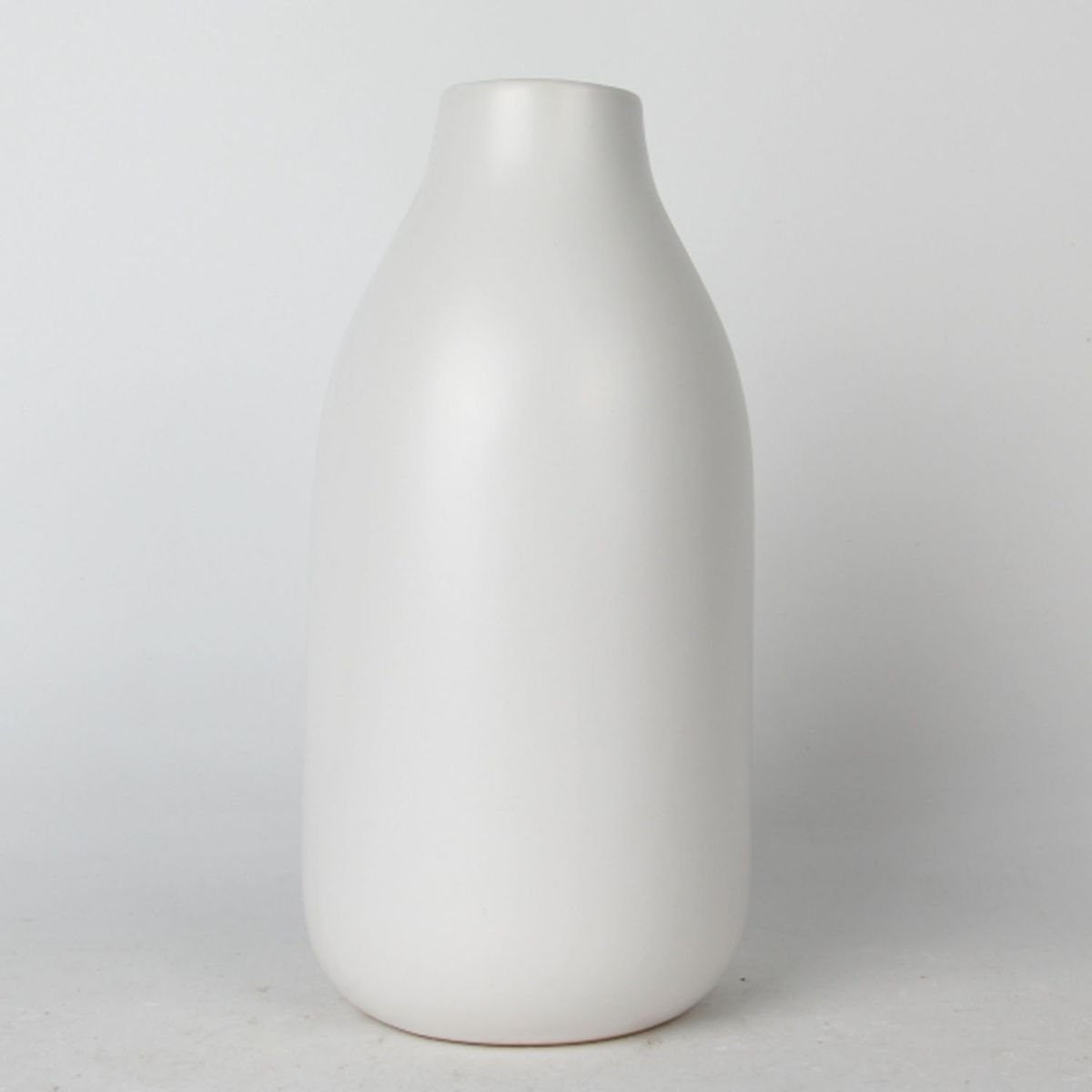 MICA - Maceta Cerámica Blanca 24x12cm