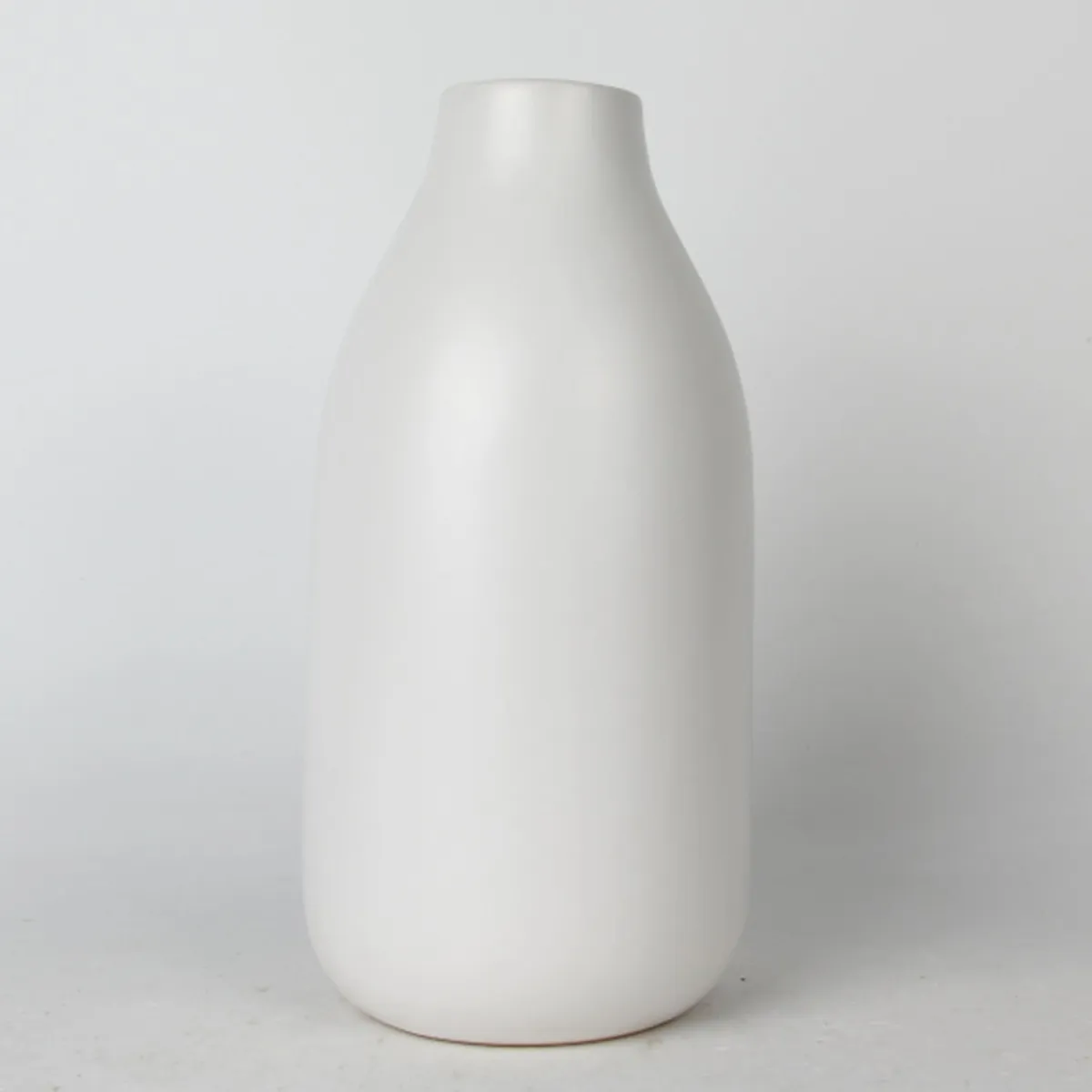 MICA - Maceta Cerámica Blanca 24x12cm