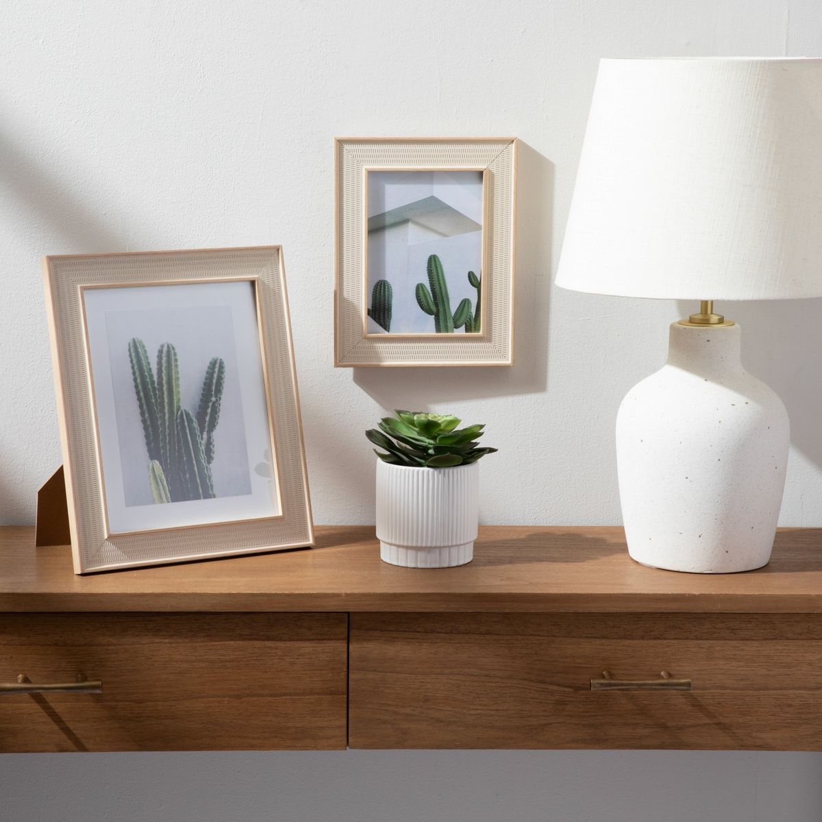 MICA - Marco de Fotos Moda Borde Madera