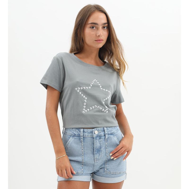 DENIMLAB - Polo Manga Corta 100% Algodón Mujer Denimlab