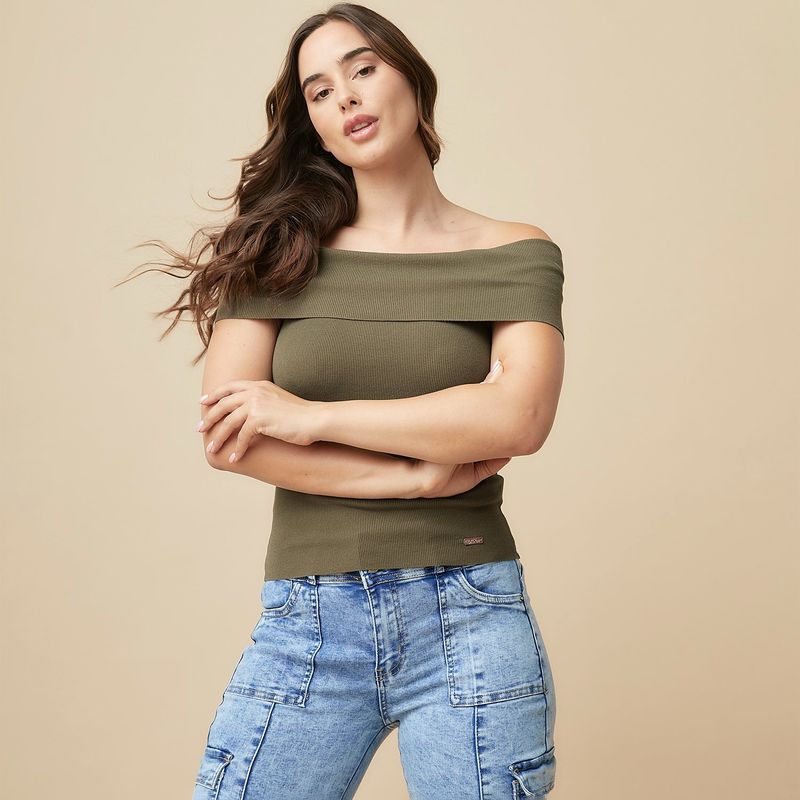 MOSSIMO - Polo Manga Corta Casual Mujer Mossimo