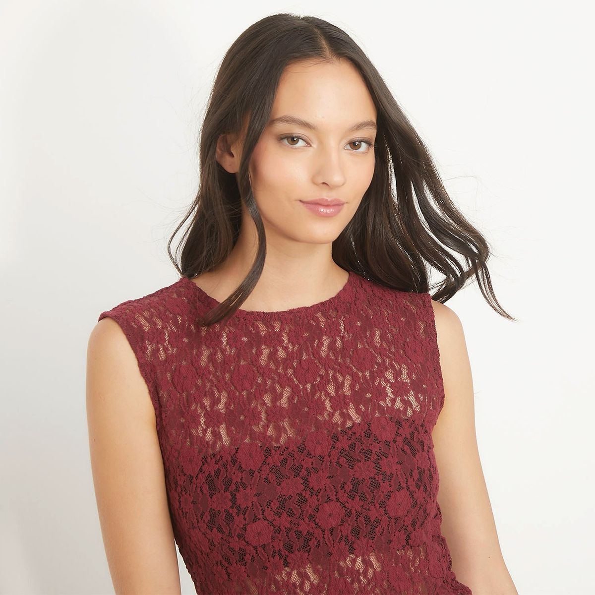 SYBILLA - Polo Sin Mangas Casual Mujer Sybilla