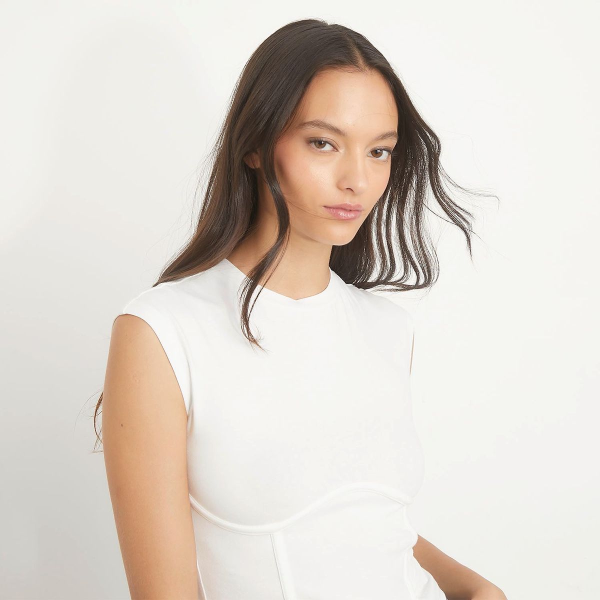 SYBILLA - Polo Sin Mangas Algodón Mujer Sybilla