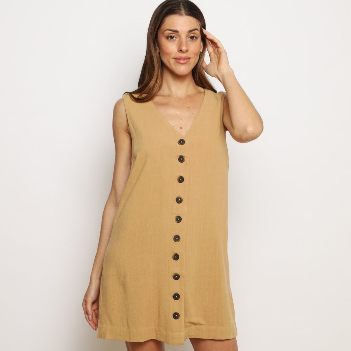 BASEMENT - Vestido Corto Casual Mujer Basement