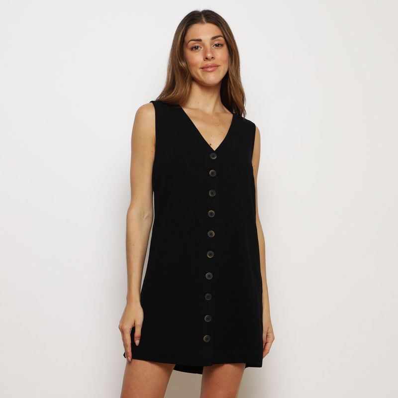 BASEMENT - Vestido Corto Casual Mujer Basement