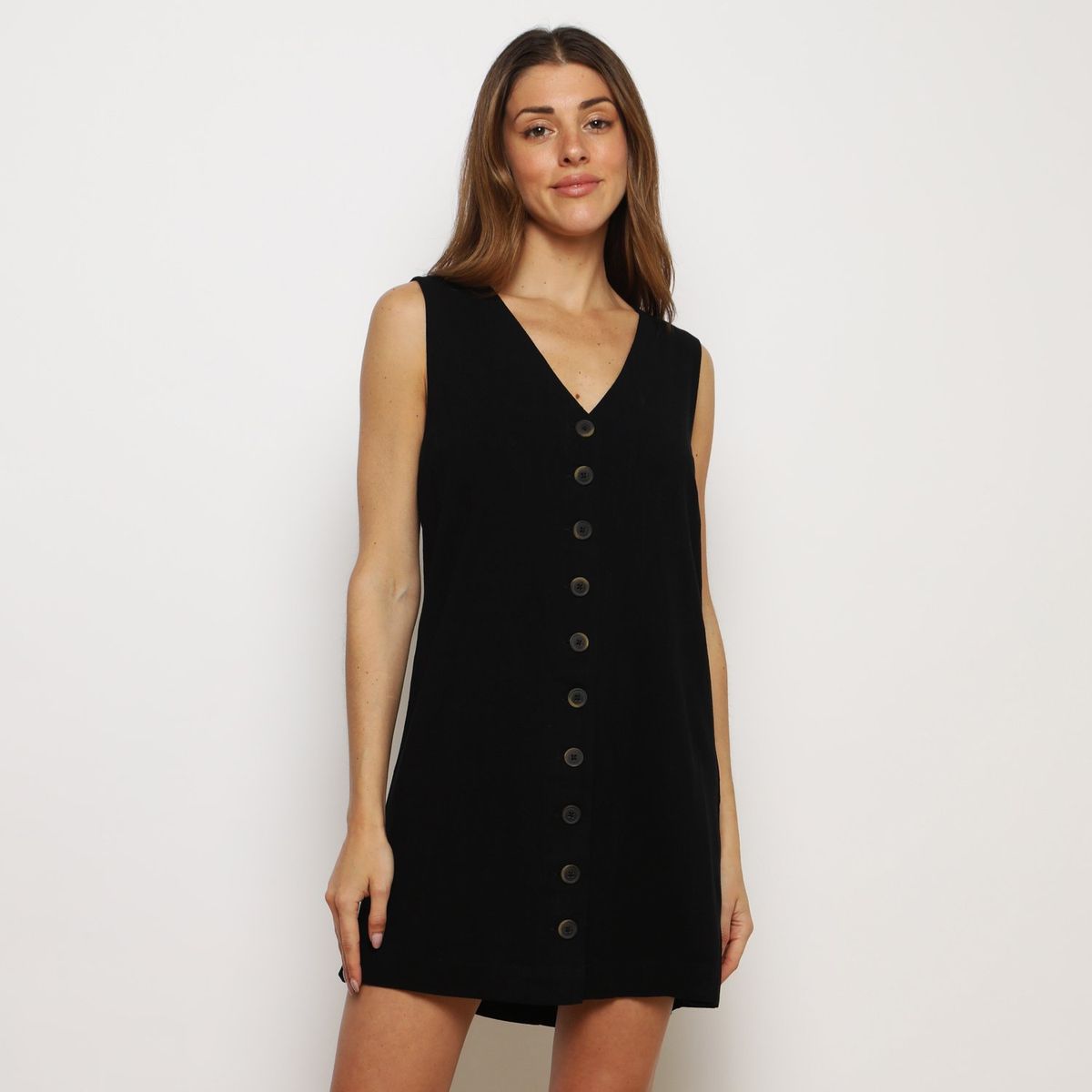 BASEMENT - Vestido Corto Casual Mujer Basement