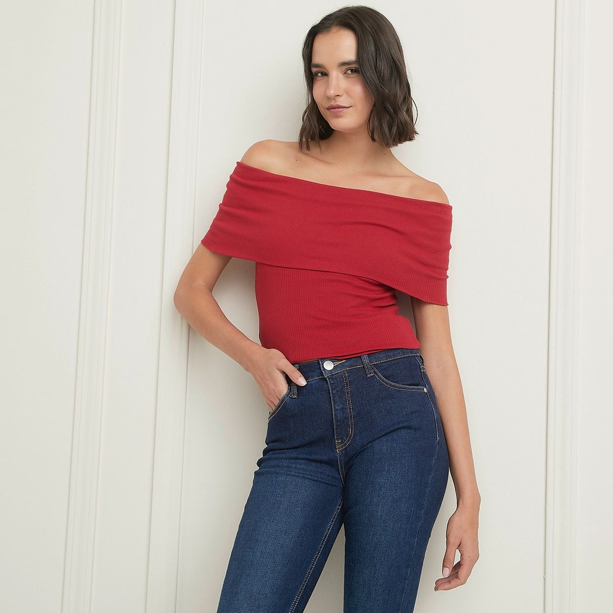 BASEMENT - Polo Basement Algodón Manga Corta Casual Mujer