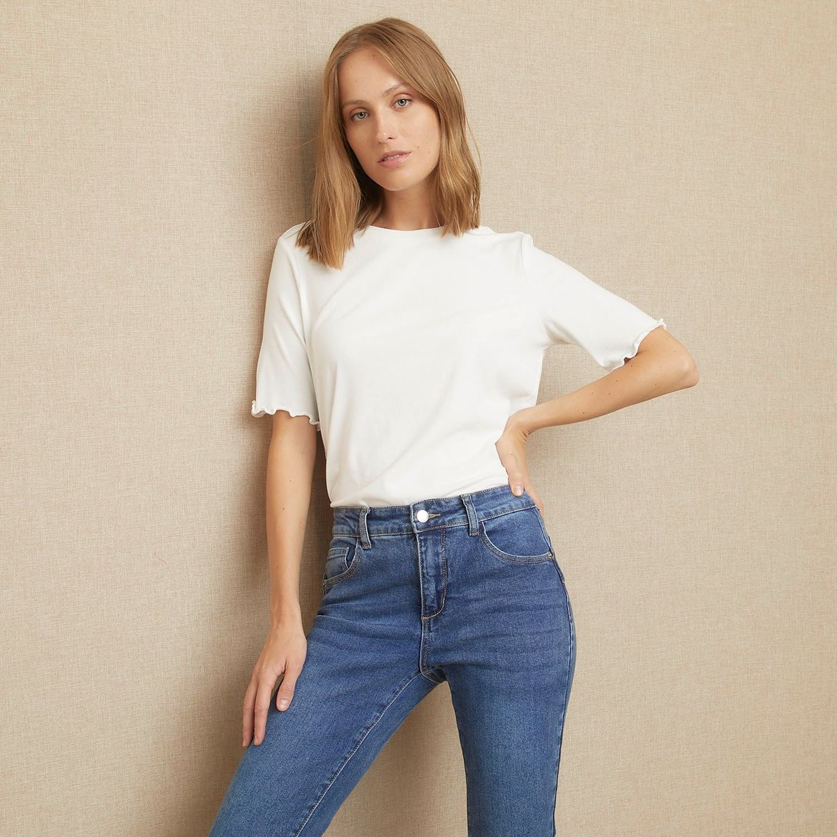 UNIVERSITY CLUB - Polo Manga Corta Casual Mujer University Club