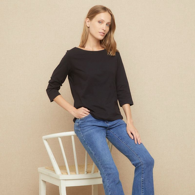 UNIVERSITY CLUB - Polo Algodón Manga 3/4 University Club Mujer Casual