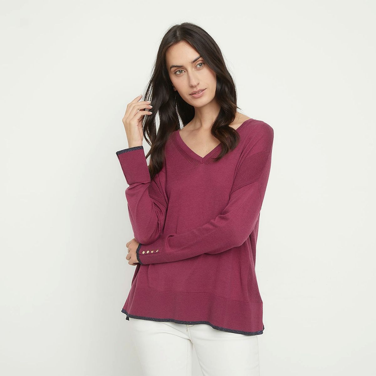 APOLOGY - Chompa Algodón Casual Mujer Apology