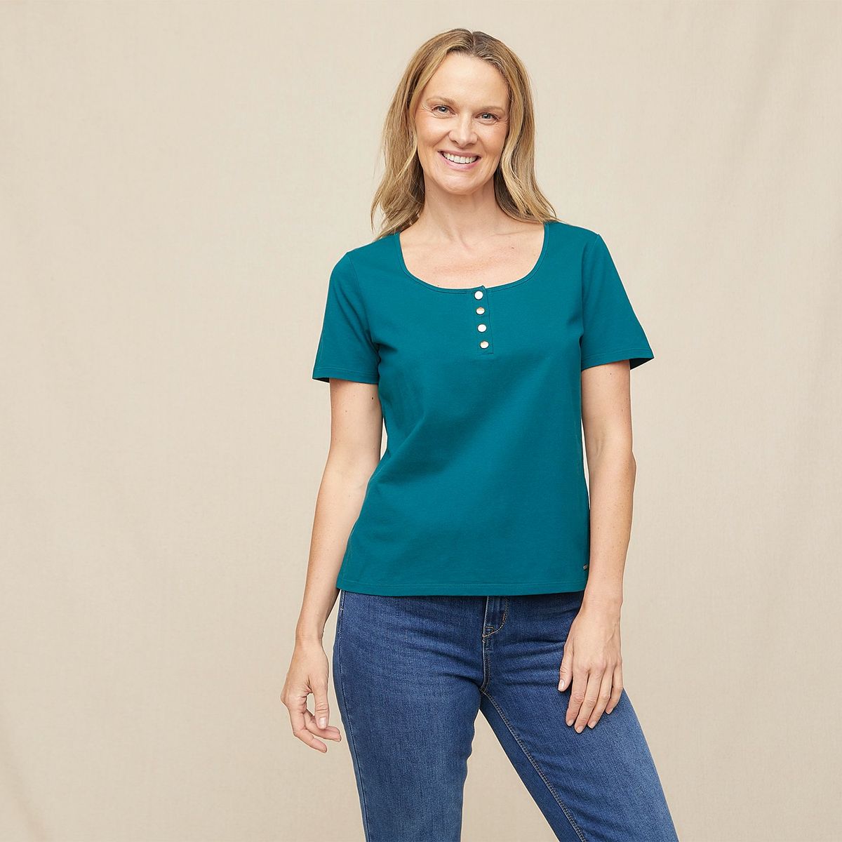 STEFANO COCCI - Polo Manga Corta 100% Algodón Mujer Stefano Cocci